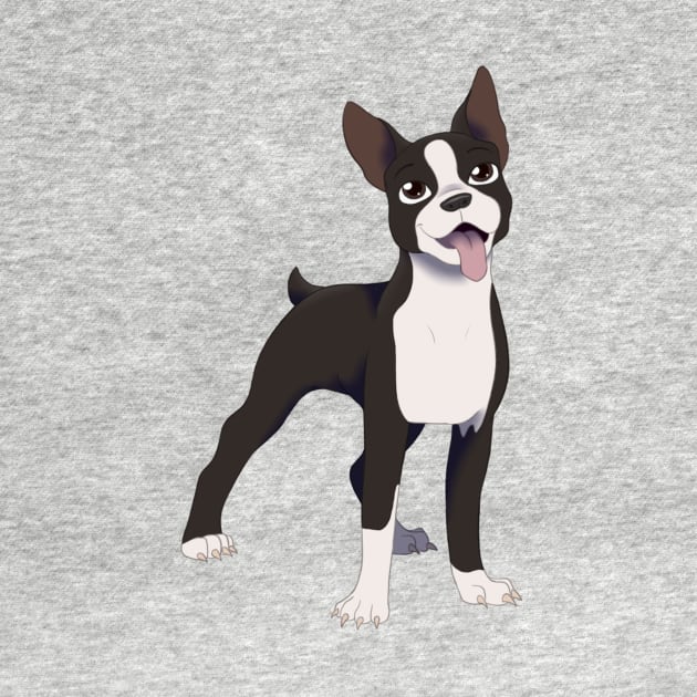 Boston Terrier by SkyBlueArts